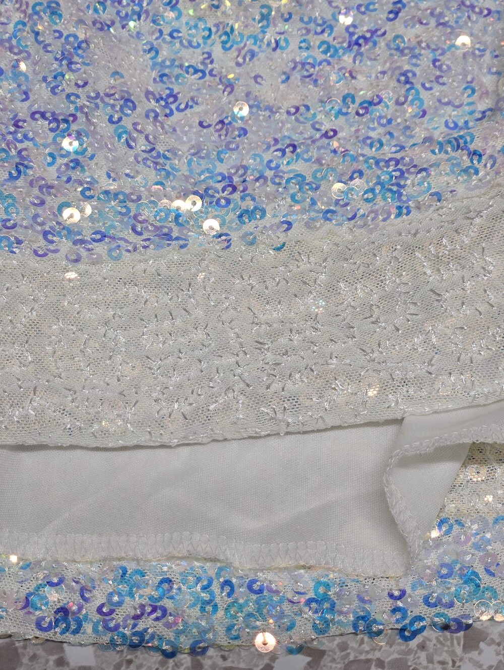 Honey & Sparkle Iridescent Sequin Spaghetti Strap Tube Top Size S Y2K Coquette - Picture 6 of 10